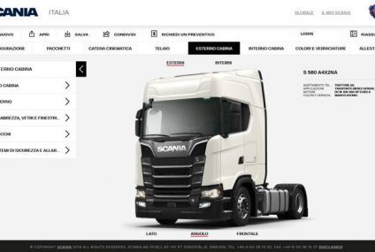 Configuratore scania per Progettare un veicolo su misura online