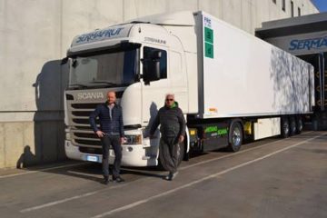 Sermafrut ha scelto un veicolo Scania CNG per trasportare dolcezza