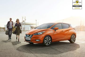 Nuova Nissan Micra a quattro e cinque stelle Euro NCAP