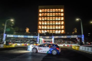 Rally di Roma Capitale Peugeot sul podio in una prima tappa molto difficile