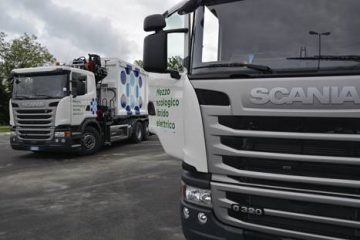 Contarina trasporta rifiuti con gli ibridi Scania