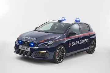 Consegnata Peugeot 308 GTI all’Arma Carabinieri