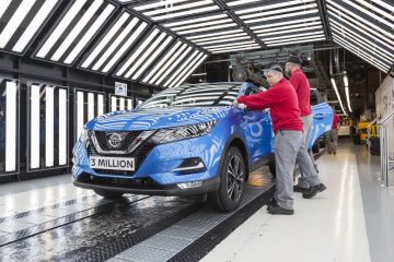 Tre milioni di Qashqai prodotti nel Regno Unito