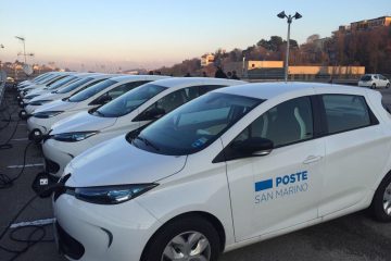 Poste Repubblica San Marino Scelgono Renault Zoe