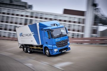 Al via la sperimentazione del Mercedes eActros