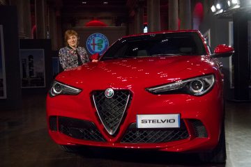 Stelvio Quadrifoglio con la chef Antonia Klugmann