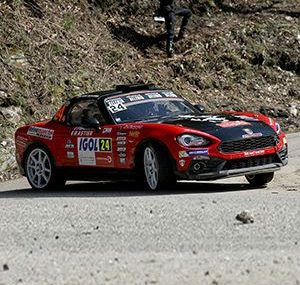 Poker di Abarth 124 rally al Tour de Corse